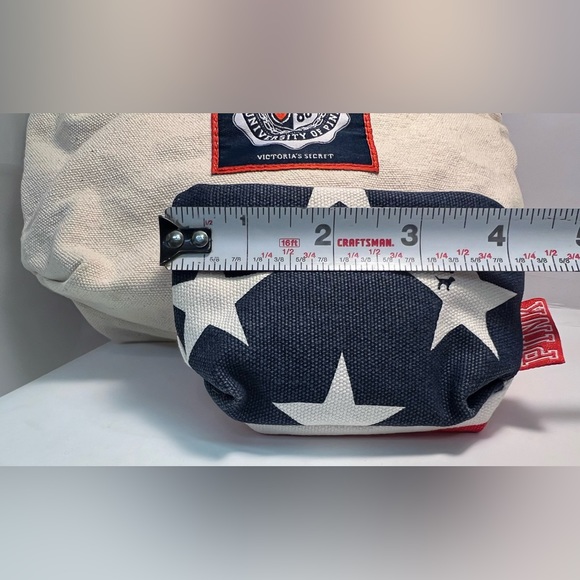 VS PINK CANVAS MAKEUP BAG & COIN PURSE - Picture 12 of 15